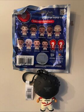 USA Soccer #3 World Cup Chris Richard’s Figure Keychain - White & Red Jersey